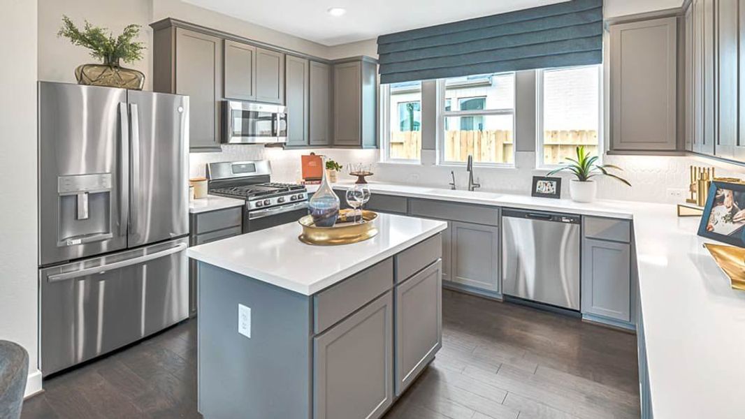 Furnished interior view inside a new home in Avalon at Cypress, Cypress (Image 5).
