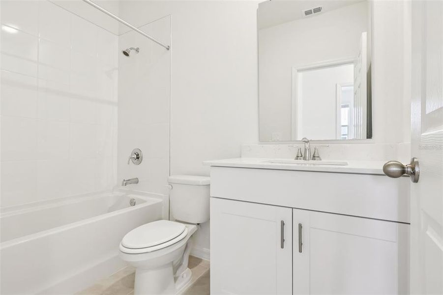 Furnished interior view inside a new home in The Meadow at Crossprairie Bungalows, St. Cloud (Image 4).