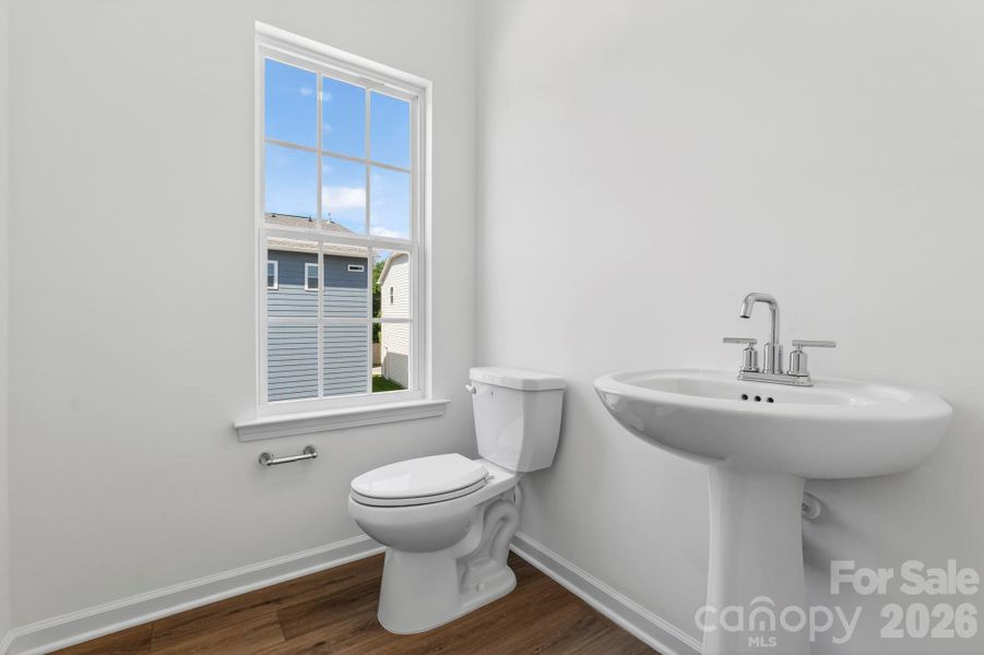 2nd floor half bath
