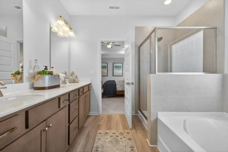 Furnished interior view inside a new home in The Stiles, Cartersville (Image 3).