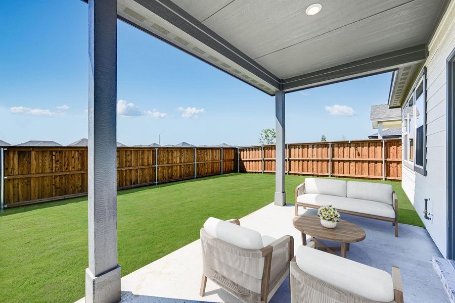 Representative exterior details of a home built from the Orchid by Taylor Morrison in Madero 50s, Fort Worth (Image 3).