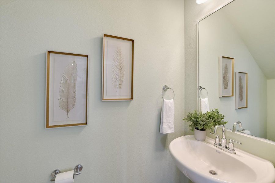 Powder Bathroom (Staged)