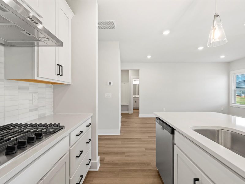 Furnished interior view inside a new home in Crossing at Abner Creek, Greer (Image 3).