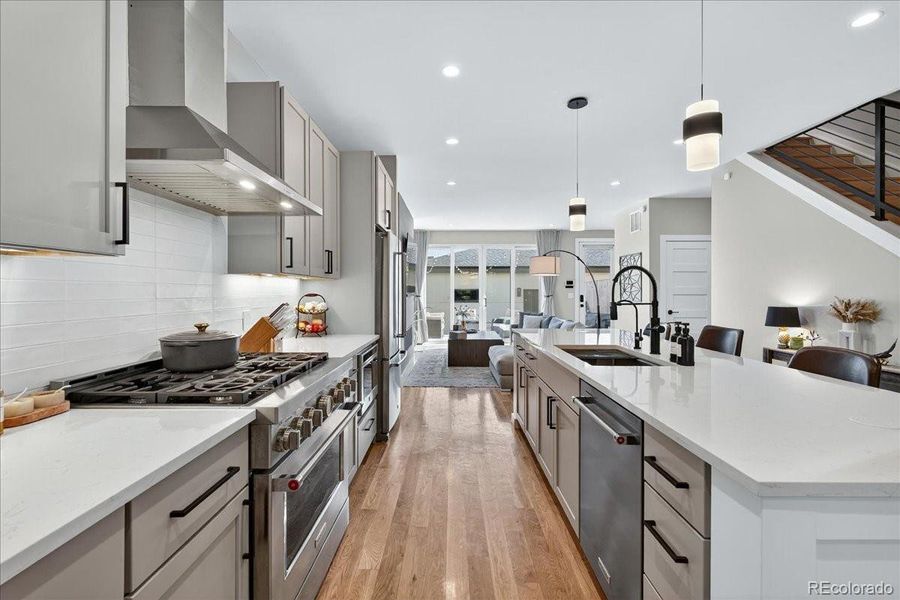 Furnished interior view inside a new home in , Denver (Image 9).