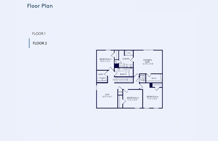 2D floor plan layout of this home in Heartwood, Richmond Hill, GA (Image 5).