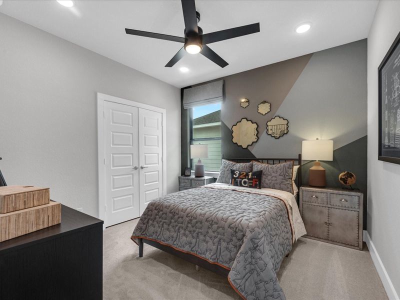 Furnished interior view inside a new home in Tompkins Reserve, Katy (Image 26).