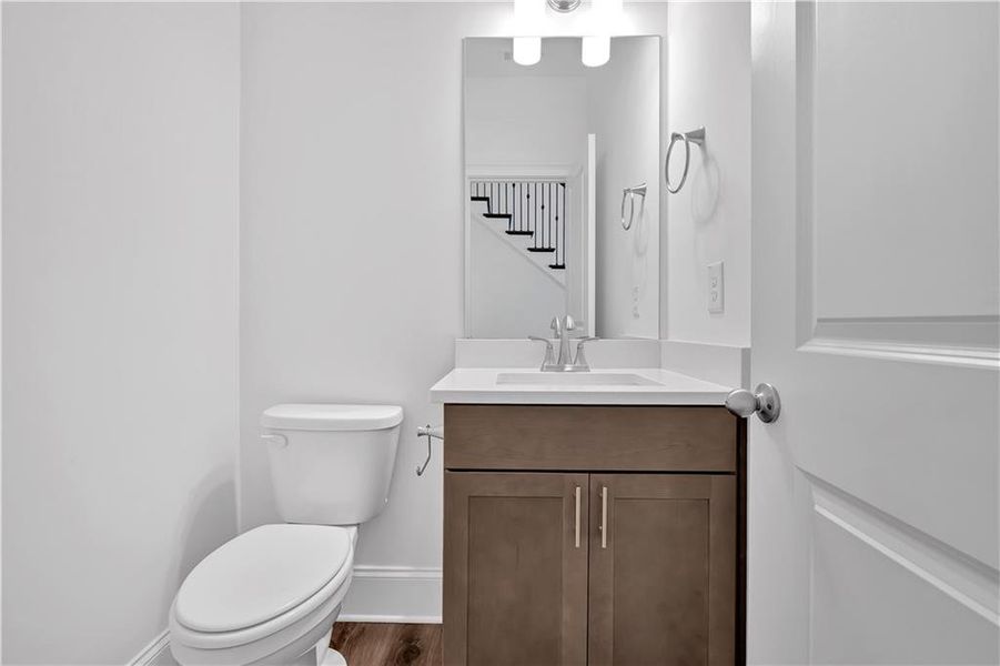 Furnished interior view inside a new home in Ford Landing, Acworth (Image 5).