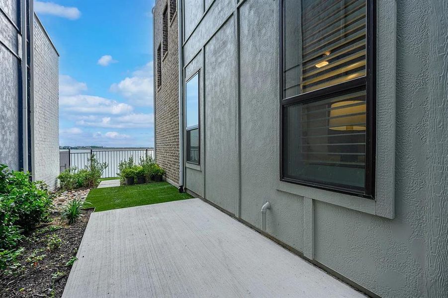Exterior details and patio area of a home in , Rowlett (Image 22).