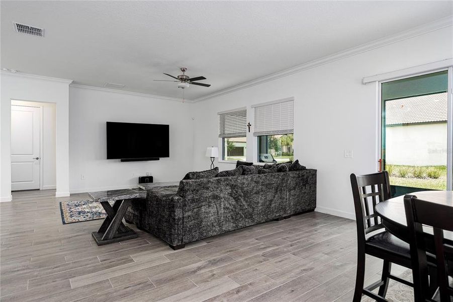 Furnished interior view inside a new home in Southshore Bay Active Adult, Wimauma (Image 15).