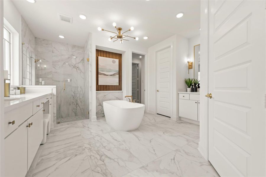 Furnished interior view inside a new home in The Trails, New Caney (Image 25). Furnished interior view inside a new home in The Trails, New Caney (Image 25).