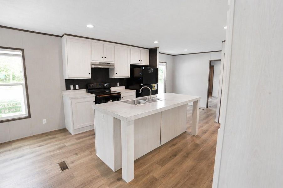 Furnished interior view inside a new home in , Cleveland (Image 6).