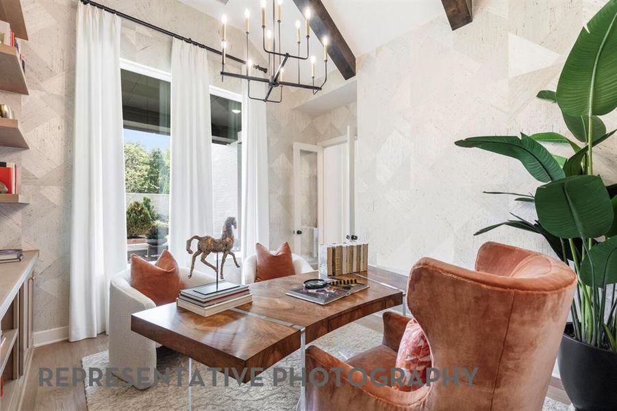Furnished interior view inside a new home in Furst Ranch, Flower Mound (Image 12).