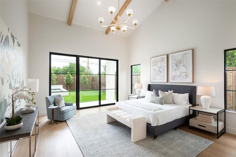 Furnished interior view inside a new home in , Dallas (Image 34). Furnished interior view inside a new home in , Dallas (Image 34).