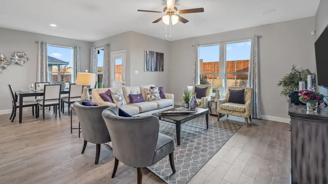 Furnished interior view inside a new home in Northstar West, Fort Worth (Image 18). Furnished interior view inside a new home in Northstar West, Fort Worth (Image 18).