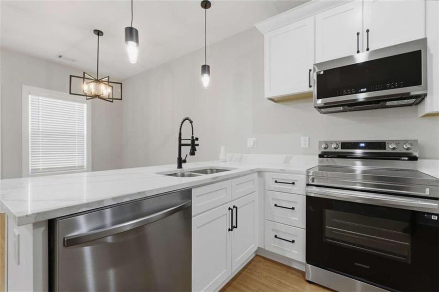Furnished interior view inside a new home in , Griffin (Image 8).