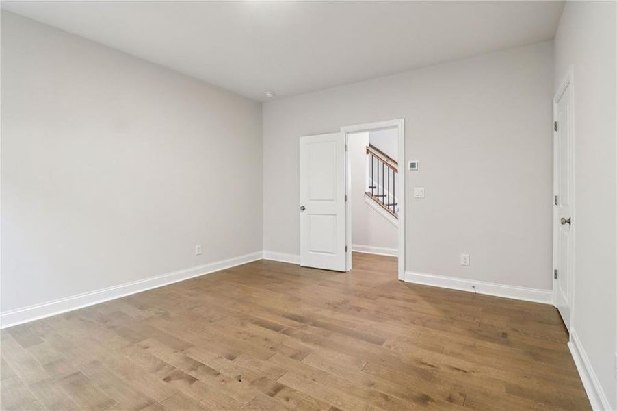 Spacious, unfurnished interior of a new home in Brackley Single Family, Cumming (Image 57). Spacious, unfurnished interior of a new home in Brackley Single Family, Cumming (Image 57).