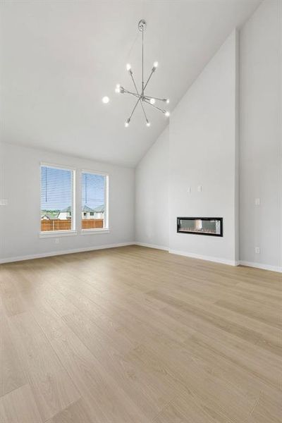 Living Room in the Winters home plan by Trophy Signature Homes – REPRESENTATIVE PHOTO Living Room in the Winters home plan by Trophy Signature Homes – REPRESENTATIVE PHOTO
