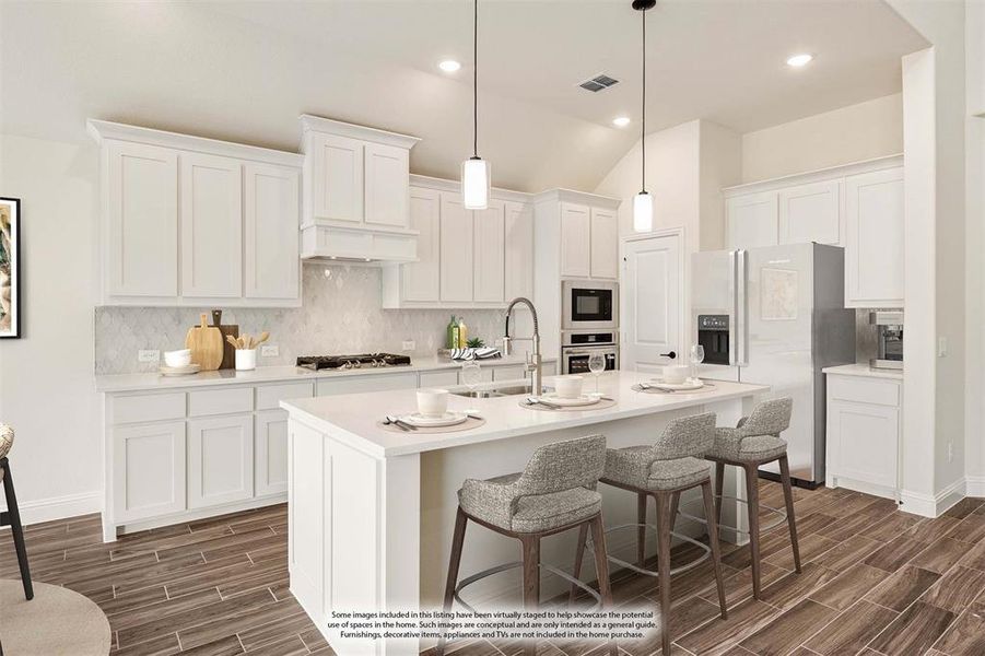 Furnished interior view inside a new home in Hunters Ridge, Crowley (Image 14).