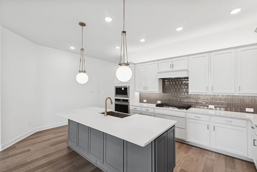 Furnished interior view inside a new home in Meridiana 55' Homesites, Manvel (Image 6).