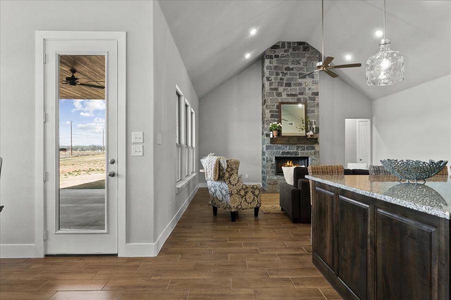 Furnished interior view inside a new home in Brock Heights, Brock (Image 54).