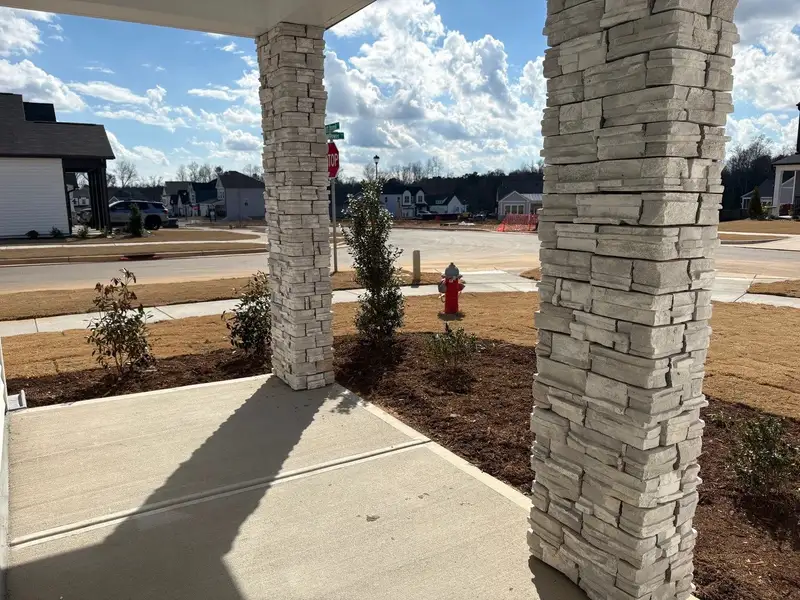 Exterior details and patio area of a home in Crescent Mills, Wilson's Mills (Image 3).