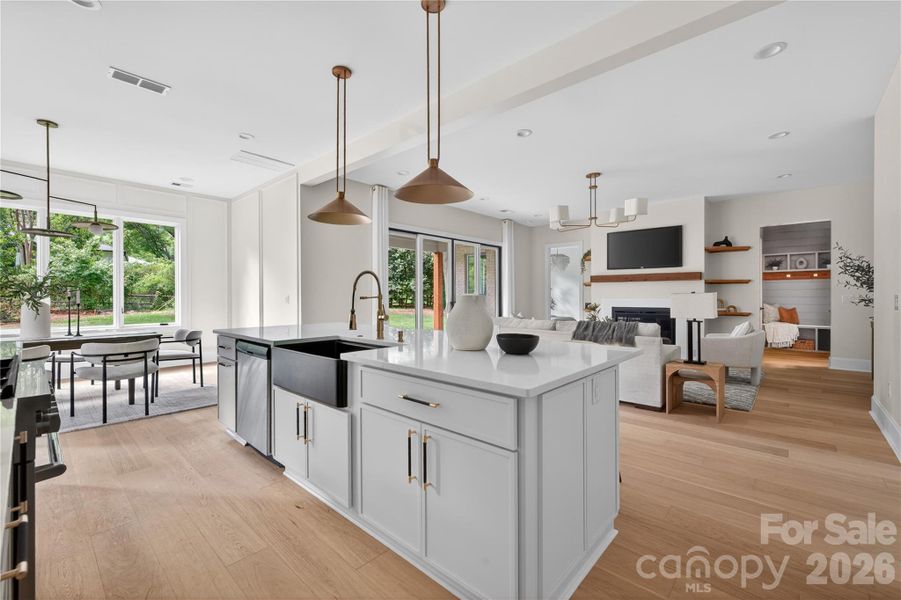 Furnished interior view inside a new home in , Charlotte (Image 14).