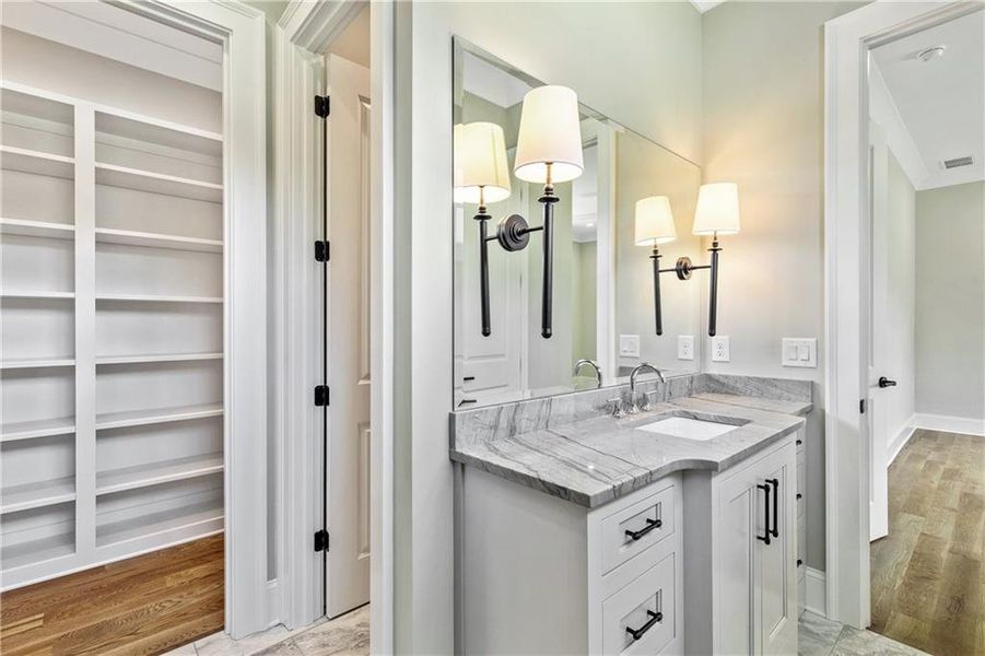 Furnished interior view inside a new home in , Newnan (Image 64).