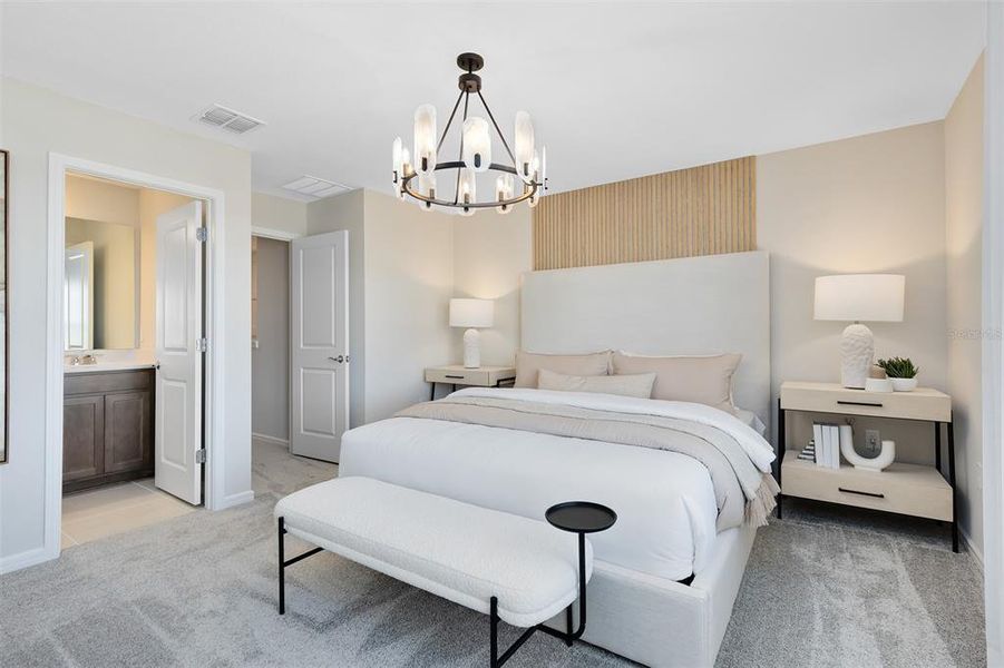 Furnished interior view inside a new home in Tohoqua, Kissimmee (Image 6).