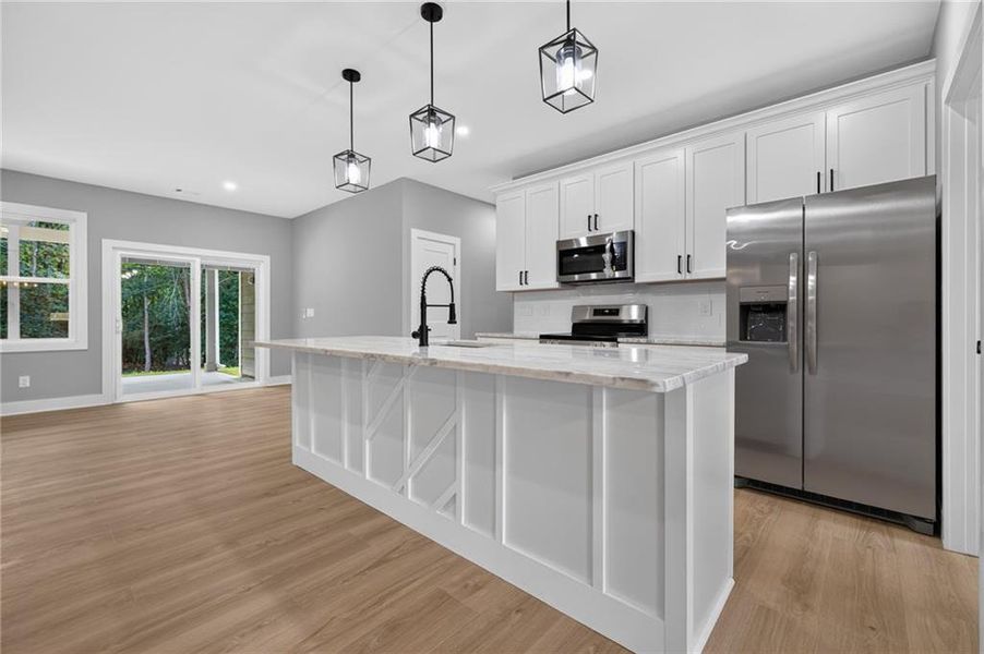 Furnished interior view inside a new home in , Covington (Image 9).
