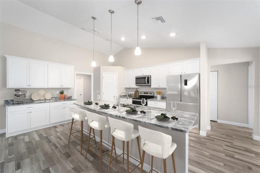 Furnished interior view inside a new home in , Ocala (Image 13). Furnished interior view inside a new home in , Ocala (Image 13).