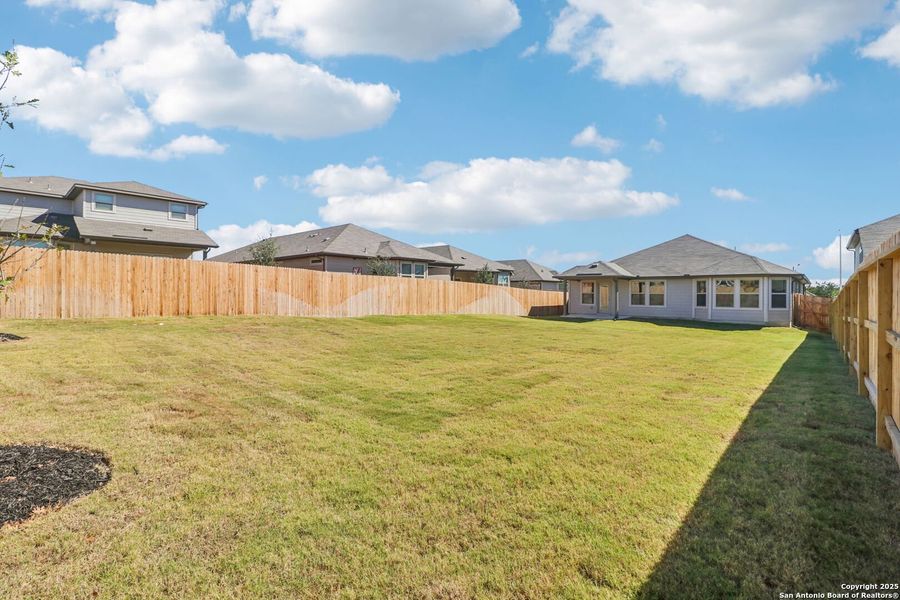 Exterior details and patio area of a home in Legendary Trails - Classic Series, Cibolo (Image 23). Exterior details and patio area of a home in Legendary Trails - Classic Series, Cibolo (Image 23).