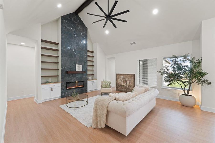 Furnished interior view inside a new home in , Forney (Image 9).