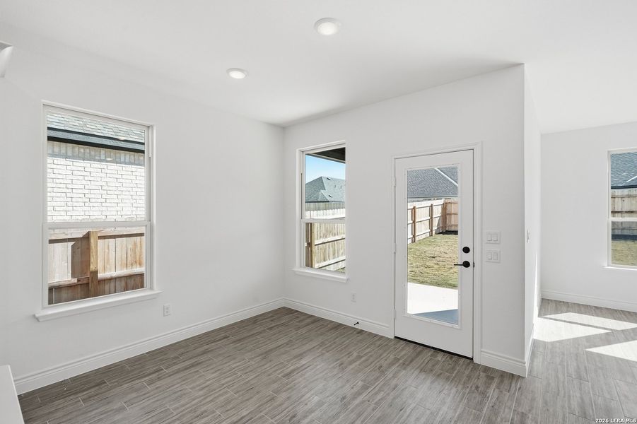 Spacious, unfurnished interior of a new home in Bison Ridge, San Antonio (Image 32). Spacious, unfurnished interior of a new home in Bison Ridge, San Antonio (Image 32).