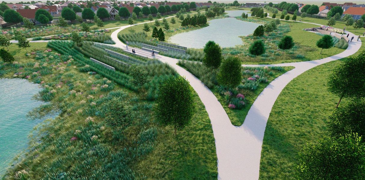 Community amenities in Bridgeland, Cypress (Image 4).