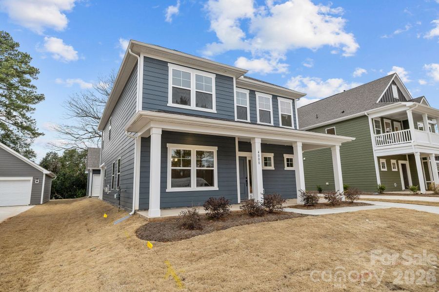 Exterior details and patio area of a home in Arbor Village, Matthews (Image 3).