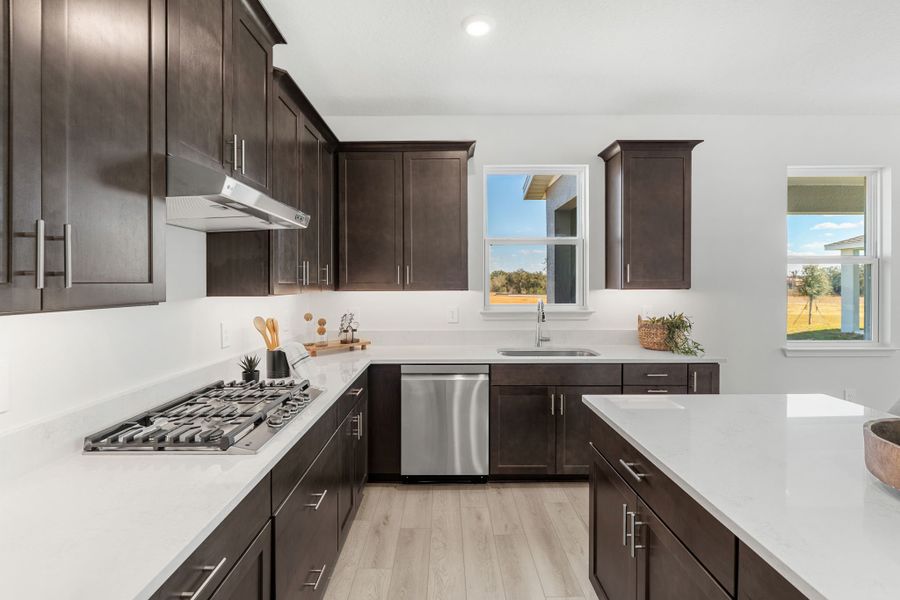 42" Cabinets and Gas Range