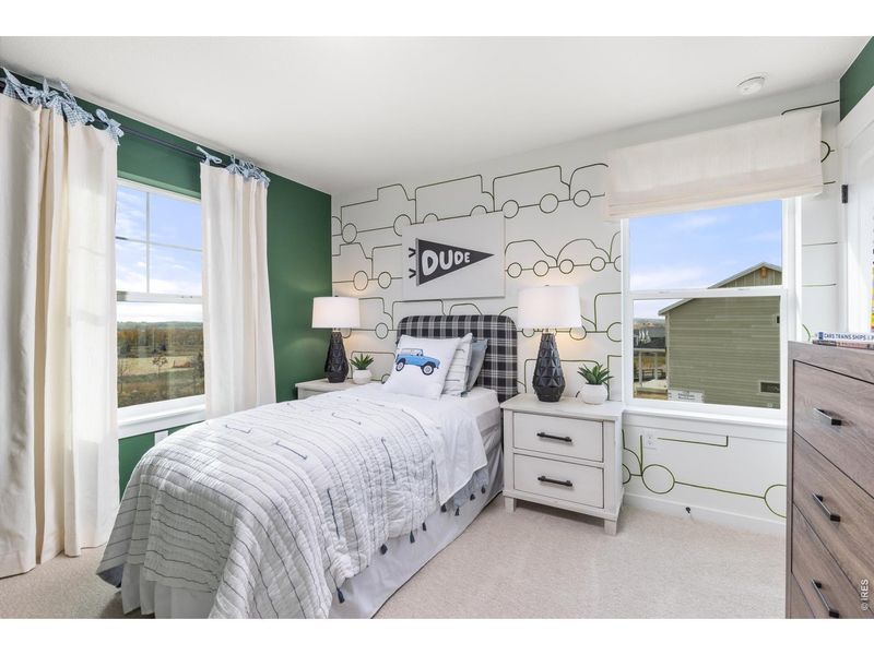 Furnished interior view inside a new home in Barefoot Lakes, Firestone (Image 16).