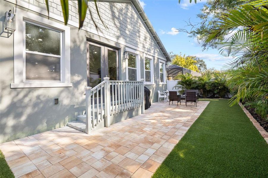 Exterior details and patio area of a home in , Tampa (Image 21). Exterior details and patio area of a home in , Tampa (Image 21).