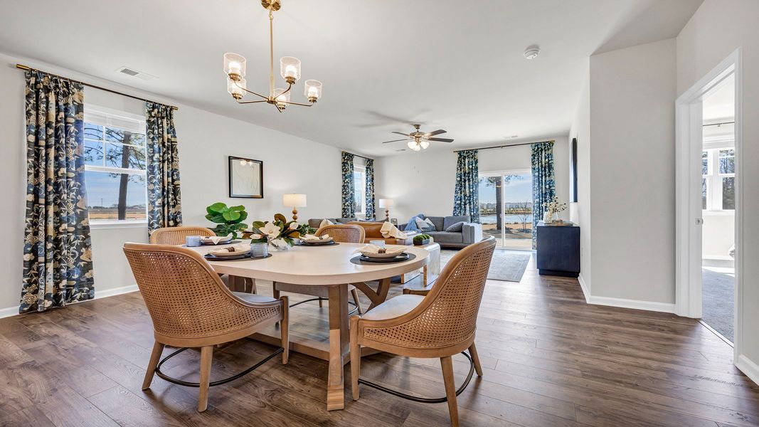 Furnished interior view inside a new home in Sease's Pond, Gilbert (Image 10). Furnished interior view inside a new home in Sease's Pond, Gilbert (Image 10).