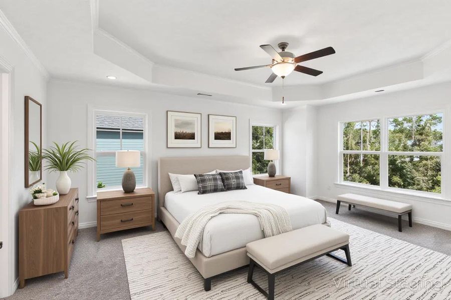 Furnished interior view inside a new home in Tillery Park, Grovetown (Image 16).