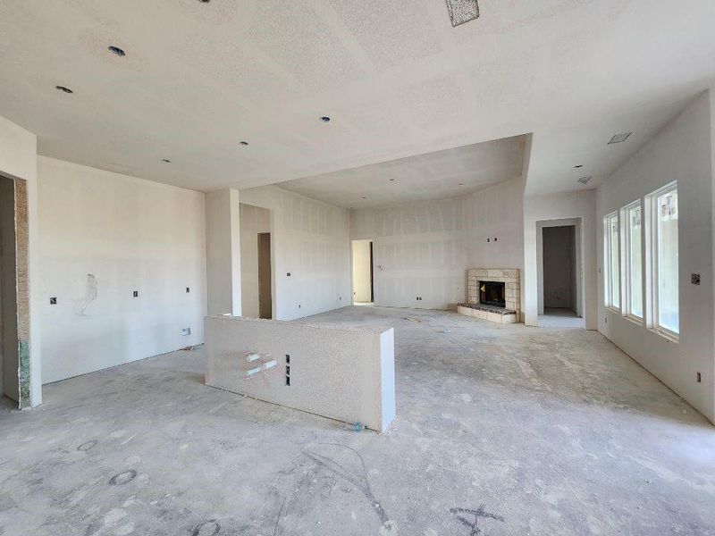 In-progress construction of a new home in Rocky Top, Krum, TX (Image 6).