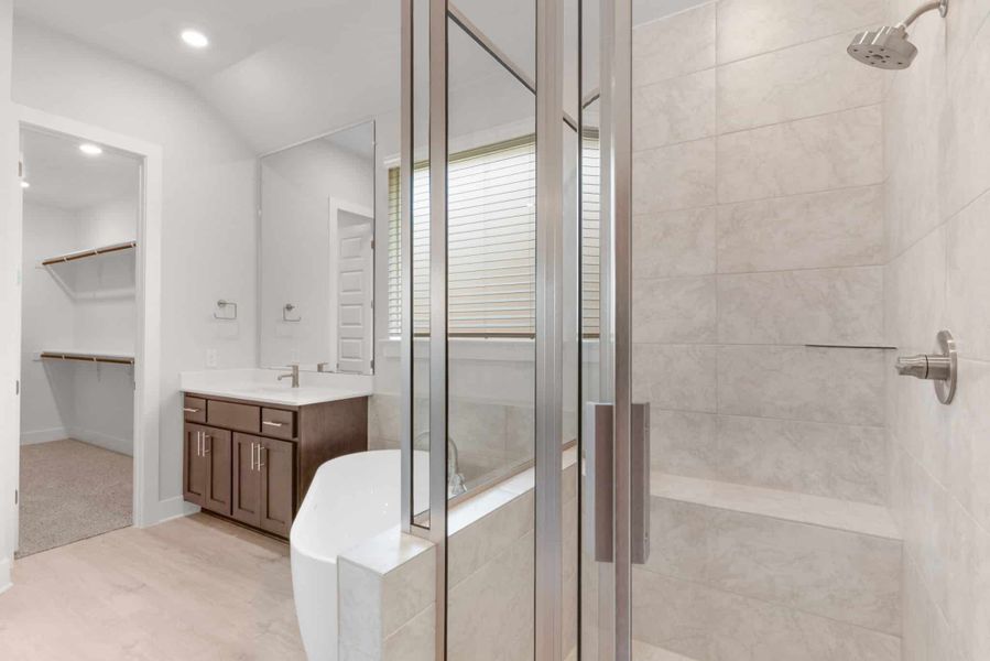 Furnished interior view inside a new home in Broken Oak, Georgetown (Image 8). Furnished interior view inside a new home in Broken Oak, Georgetown (Image 8).