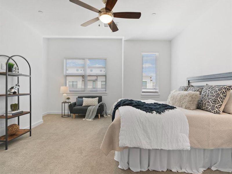 Furnished interior view inside a new home in , Prosper (Image 15).