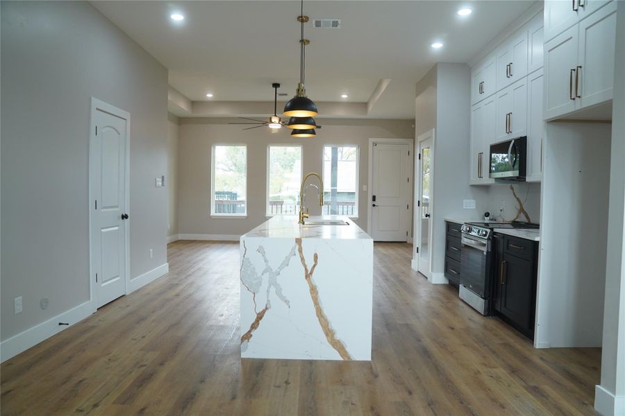 Furnished interior view inside a new home in , Houston (Image 6).