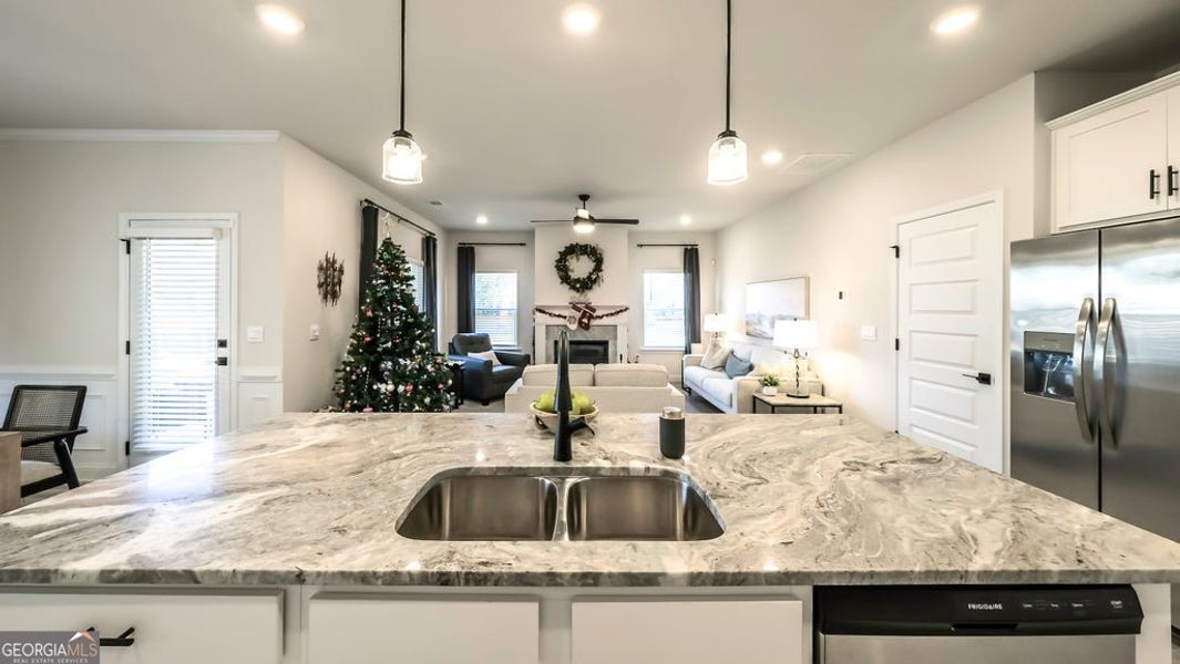Furnished interior view inside a new home in Canterbury Villas, Carrollton (Image 7).