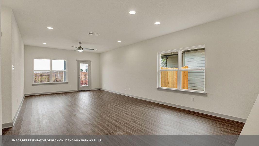 Spacious, unfurnished interior of a new home in Frontier, Mustang Ridge (Image 16). Spacious, unfurnished interior of a new home in Frontier, Mustang Ridge (Image 16).