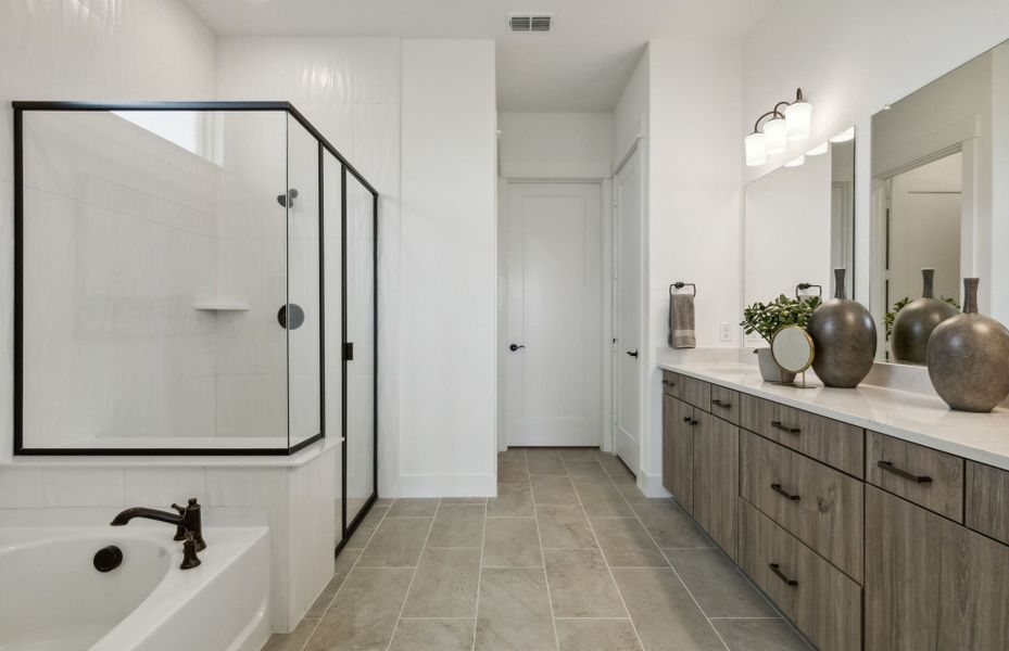 Representative furnished interior of a home built from the Reverence by Del Webb in Del Webb Austin at Lost Pines, Bastrop (Image 17). Representative furnished interior of a home built from the Reverence by Del Webb in Del Webb Austin at Lost Pines, Bastrop (Image 17).