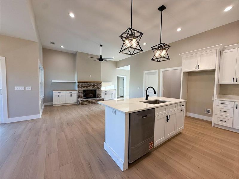 Furnished interior view inside a new home in , Calhoun (Image 10).