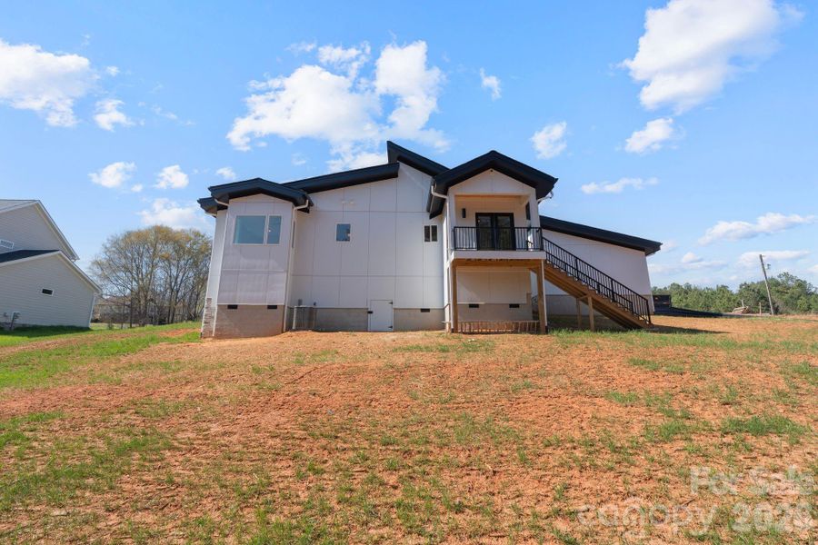 Exterior details and patio area of a home in , Hickory (Image 4).