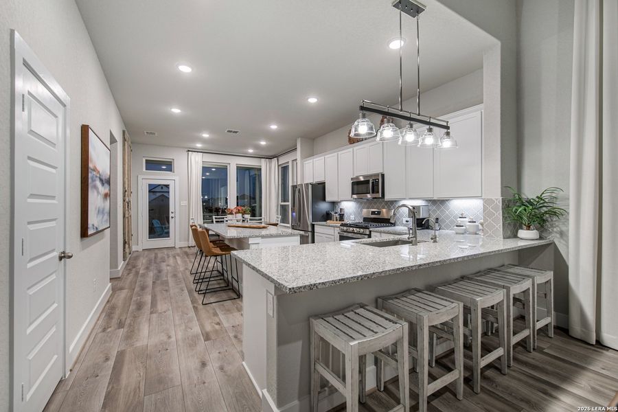 Furnished interior view inside a new home in Stillwater Ranch, San Antonio (Image 5).